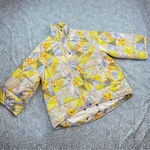 Urban Outfitters Quilt Print Puffer Jacket